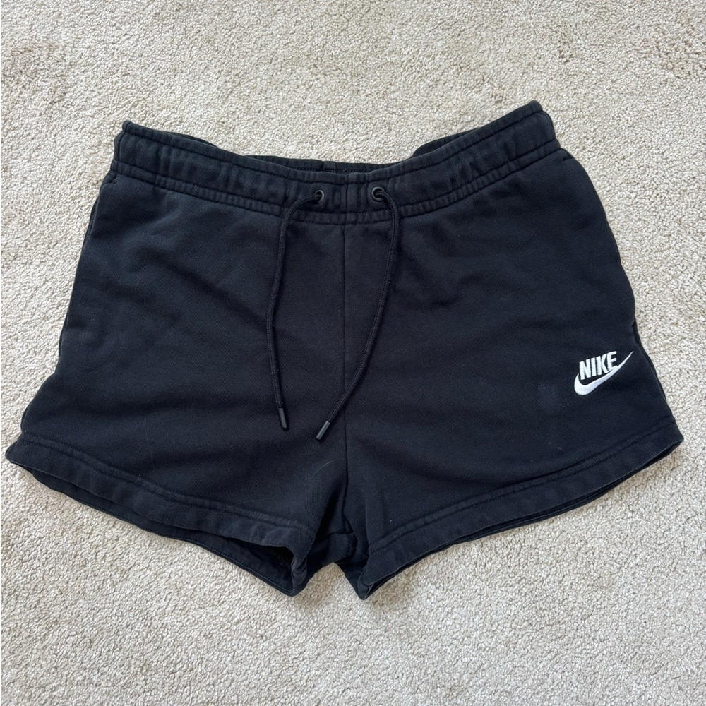 Nike Black Cotton Shorts